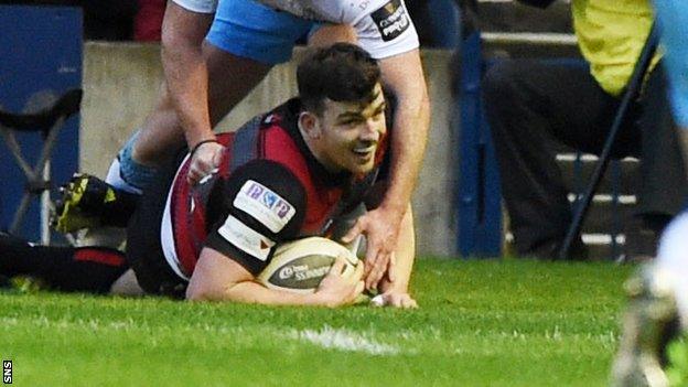 Edinburgh won the first-leg at Murrayfield 23-11