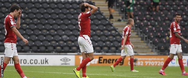 Middlesbrough players dejected