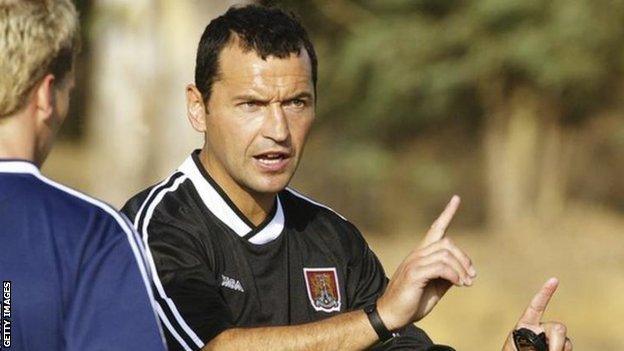 Colin Calderwood's first job in management was his 154 games in charge between October 2003 and May 2006