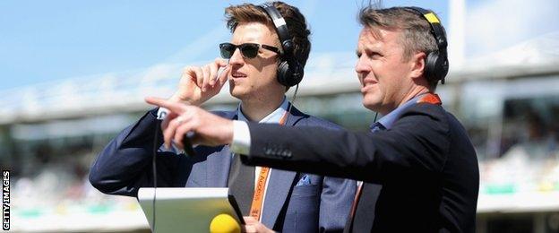 Graeme Swann and Greg James