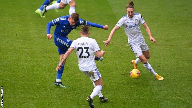 Harvey Barnes scored his seventh Premier League goal of the season