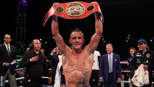 Warrington became the first world boxing champion to hail from Leeds