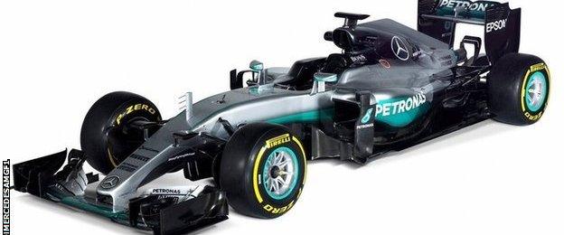 Mercedes new F1 car