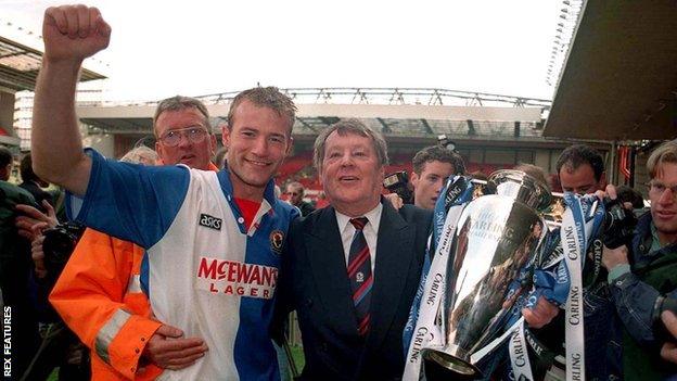 Alan Shearer's goals led Blackburn Rovers, then owned by Jack Walker, to the Premier League title in 1995