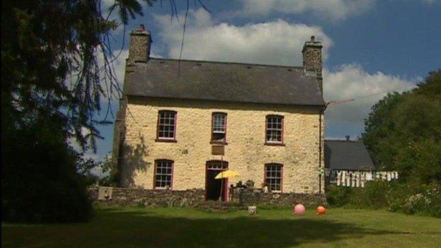 The front of Bobby Bazalgette's house