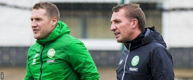 Kris Commons and Brendan Rodgers