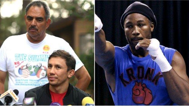 Golovkin's trainer Abel Sanchez runs a training complex known as 'The Summit' at Big Bear and Lennox Lewis (right) has also trained in the area