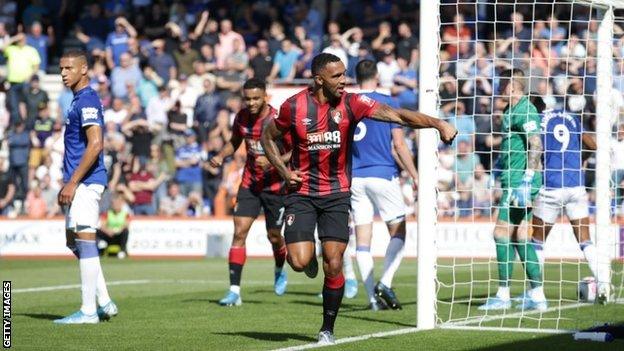 Callum Wilson scored his first Premier League goals at the Vitality Stadium since January