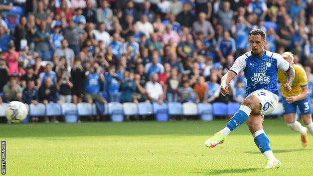 Peterborough striker Jonson Clarke-Harris