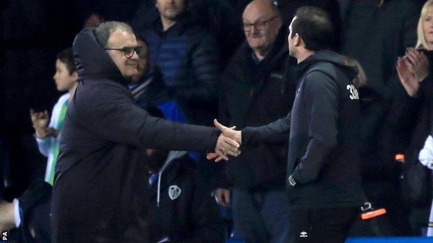 Marcelo Bielsa and Frank Lampard