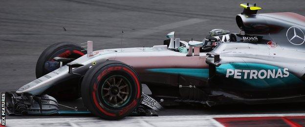 Mercedes F1 driver Nico Rosberg