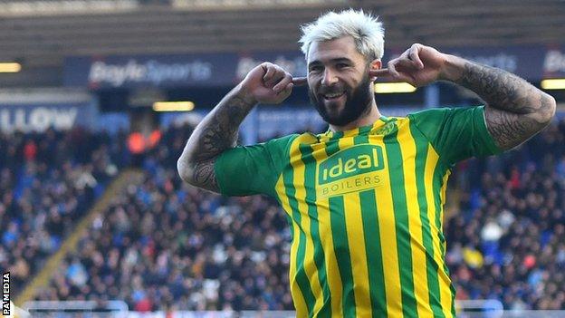 West Bromwich Albion striker Charlie Austin