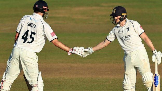 Dom Sibley and Rob Yates have opened the batting together in only four of Warwickshire's 14 Championship matches this season