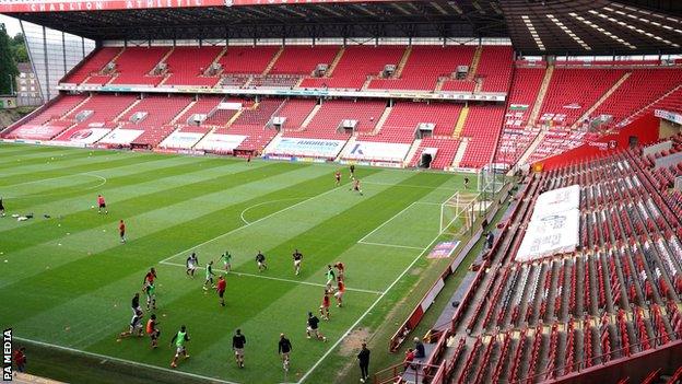 The Valley, home of Charlton Athletic