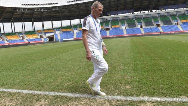 Ivory Coast coach Michel Dussuyer