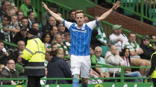 St Johnstone striker Steven MacLean