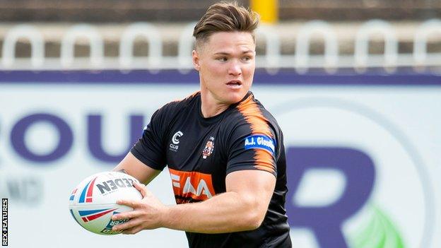 Tyla Hepi in action for Castleford Tigers