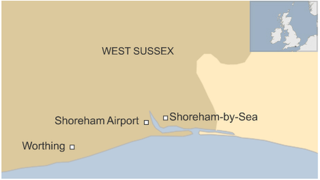 Shoreham map