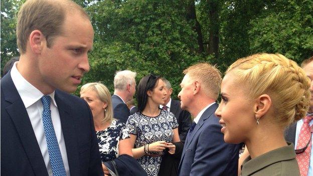 Prince William and Shanie Ryan