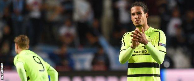 Virgil van Dijk is being heavily linked with a move away from Celtic