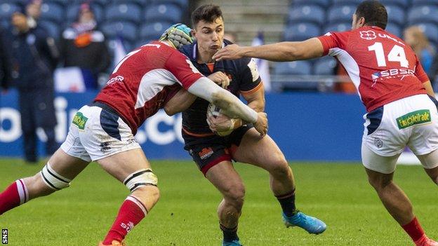 Damien Hoyland is back fit and on form at Edinburgh this season