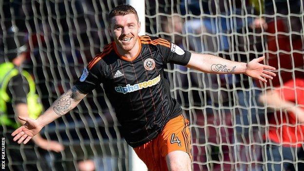 John Fleck celebrates