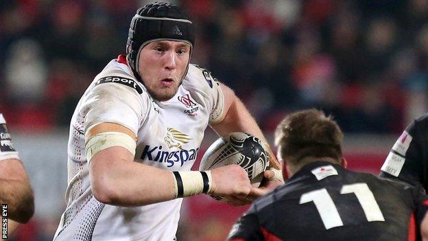 Ulster second row Kieran Treadwell is among the uncapped players to tour with Ireland