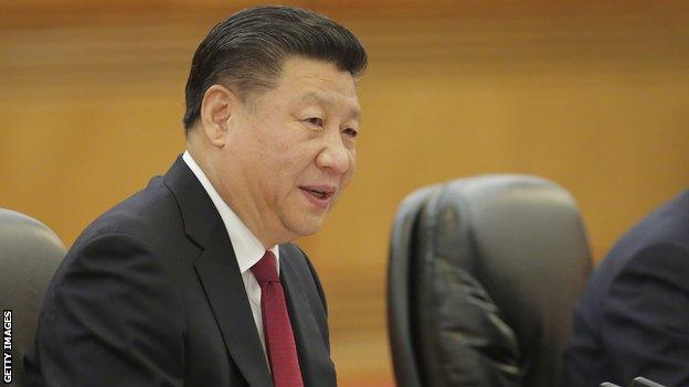 Chinese president Xi Jinping