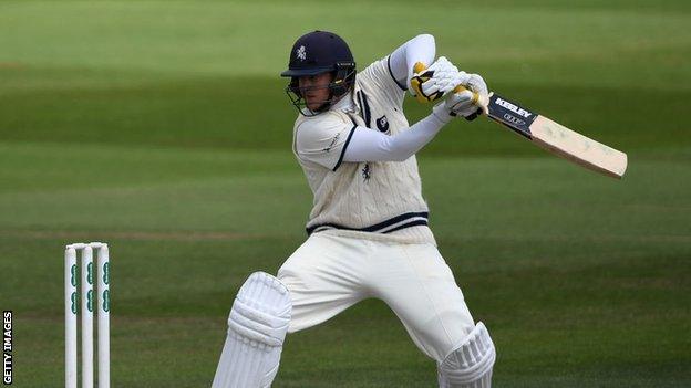 Sam Northeast ended the day just three runs short of an 18th first-class century