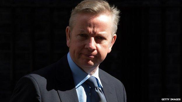 Justice Secretary Michael Gove