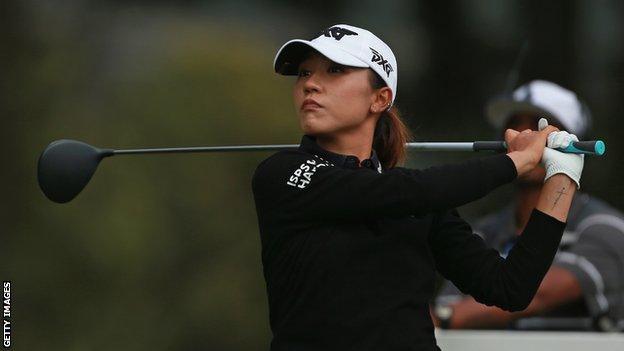 Lydia Ko takes a shot