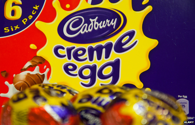 Creme eggs