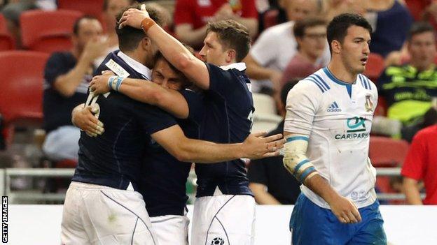 Scotland celebrate