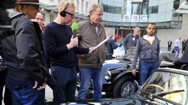 Chris Evans and Jeremy Clarkson