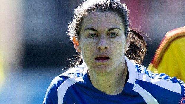 Karen Carney in action