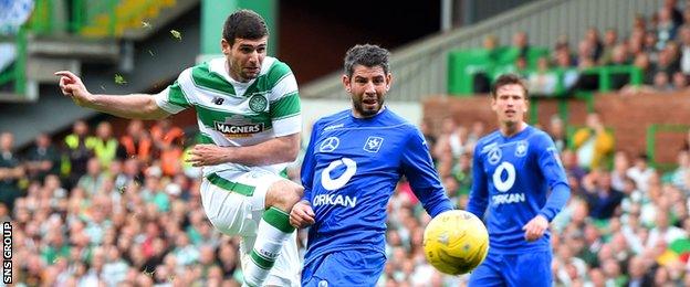 Nadir Ciftci made his competitive debut for Celtic