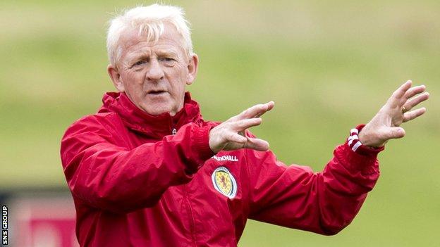 Scotland coach Gordon Strachan