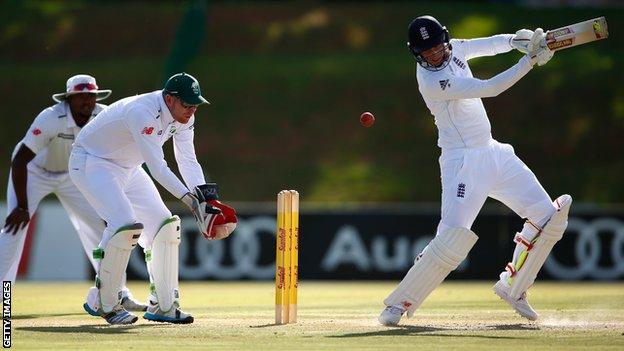 Joe Root during his century