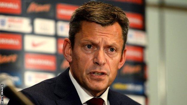 FA chief executive Martin Glenn