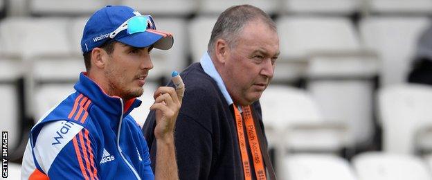 Steven Finn and Angus Fraser