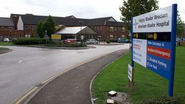 Wrexham Maelor Hospital in Wrexham