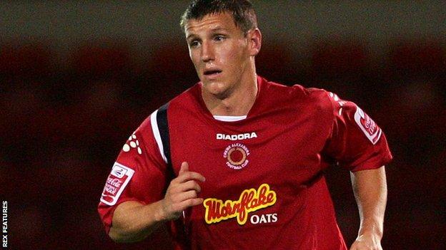 Billy Jones in his previous spell at Crewe