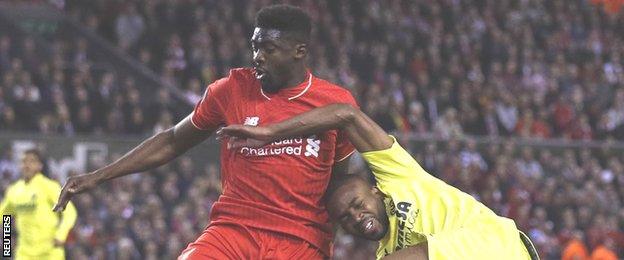 Kolo Toure in action for Liverpool