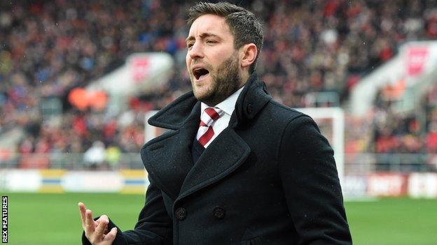 Bristol City manager Lee Johnson