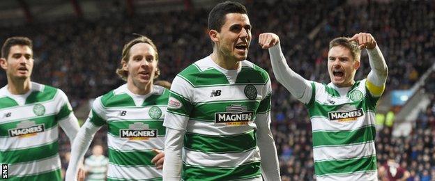 Tom Rogic celebrates