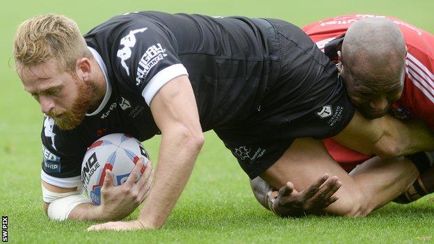 Gary Wheeler in action for Toronto Wolfpack