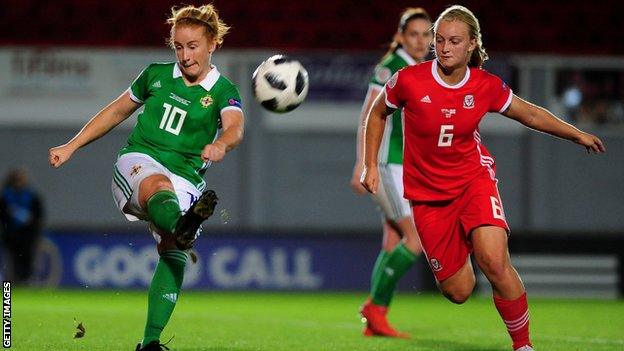 Elise Hughes made her Wales debut in the Cyprus Cup in March 2018