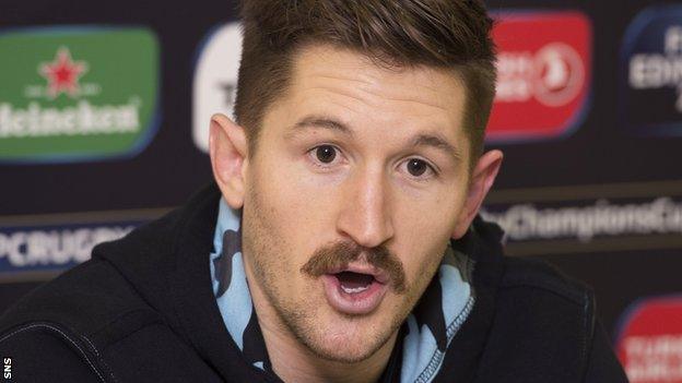 Henry Pyrgos speaks to the media on Tuesday