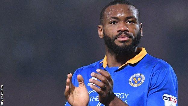 Shrewsbury forward Lenell John-Lewis