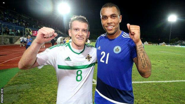 Steven Davis and Josh Magennis